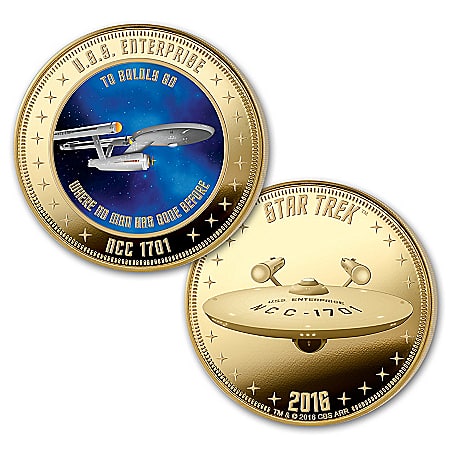star trek 50th anniversary coin